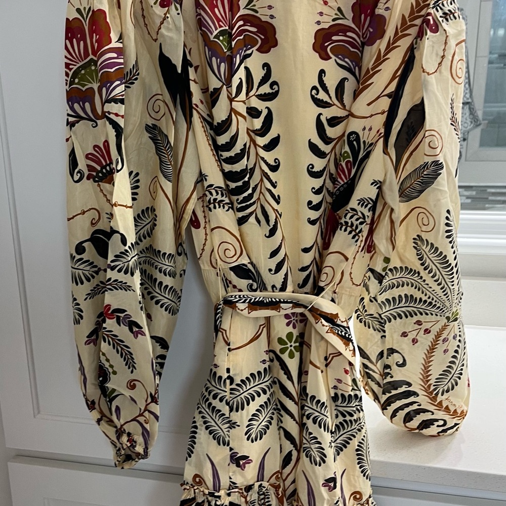 Farm Rio classic nature sand mini dress $248 new with tag - Picture 8 of 8